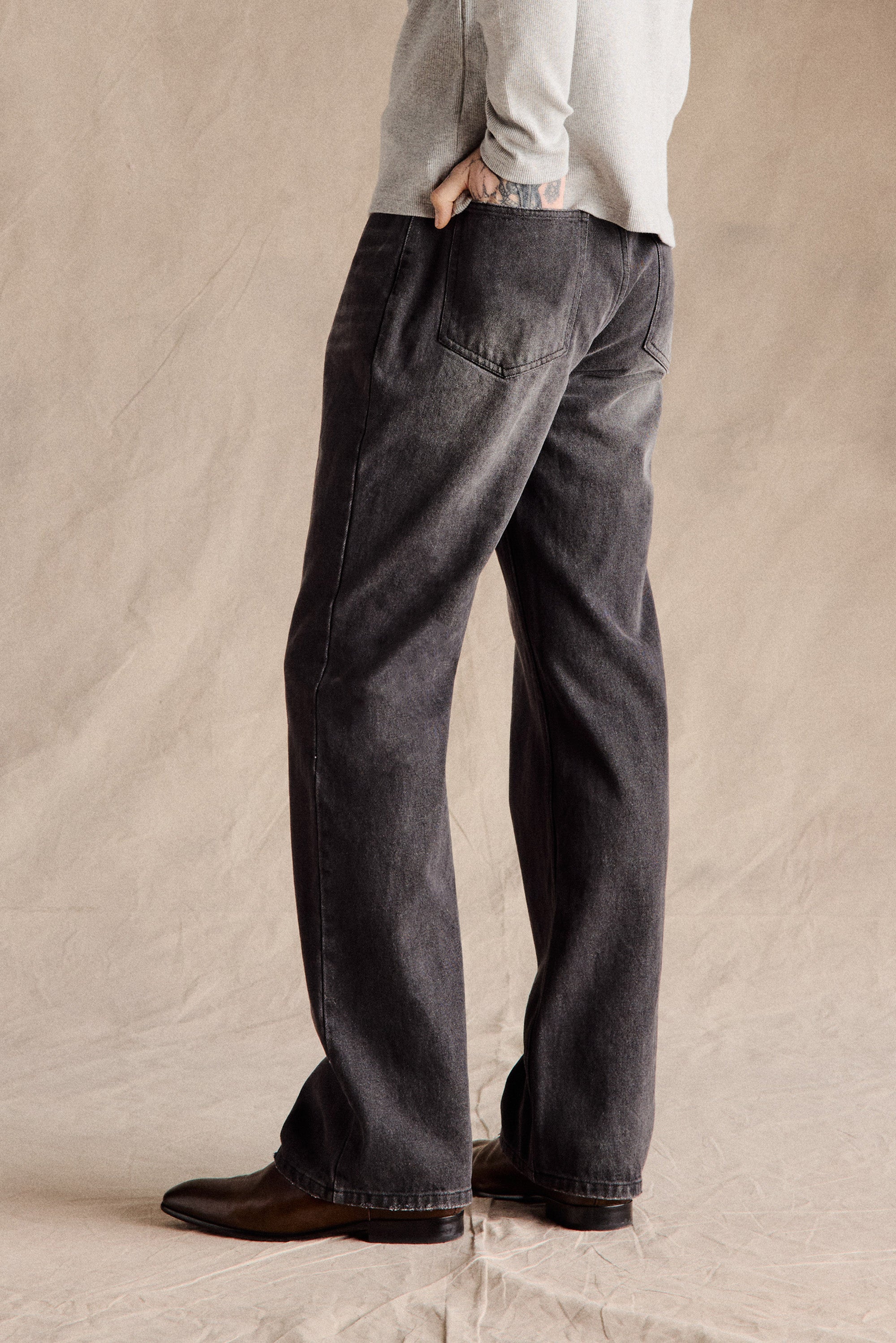 Walker Bootcut Jeans | Charcoal – Anovair