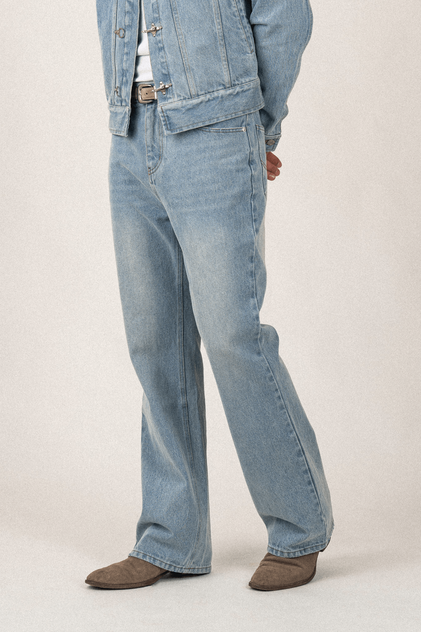 Bootcut Denim Jeans | Light Blue - Anovair