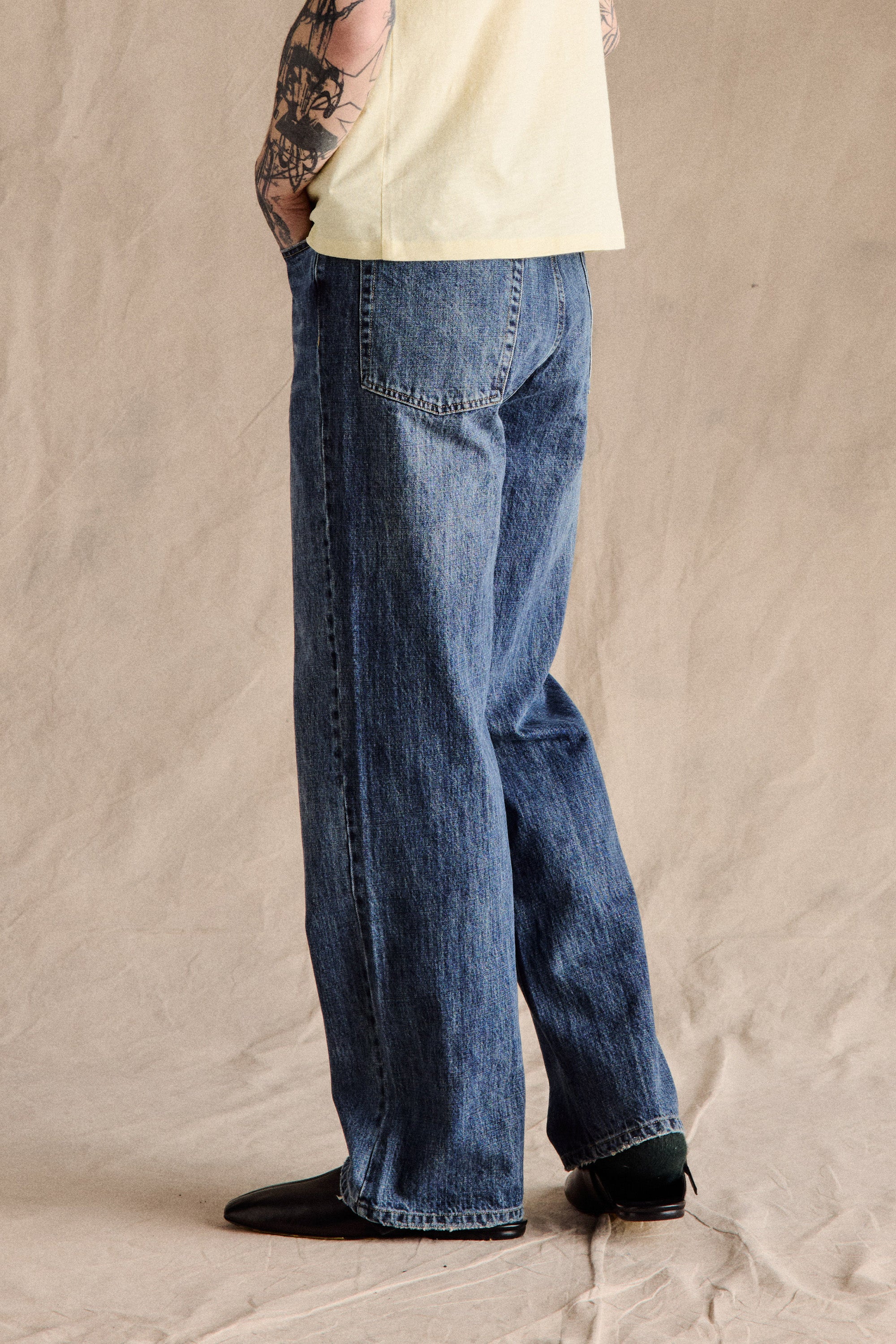 Carol Relaxed Straight Leg Jeans | Dark Blue – Anovair