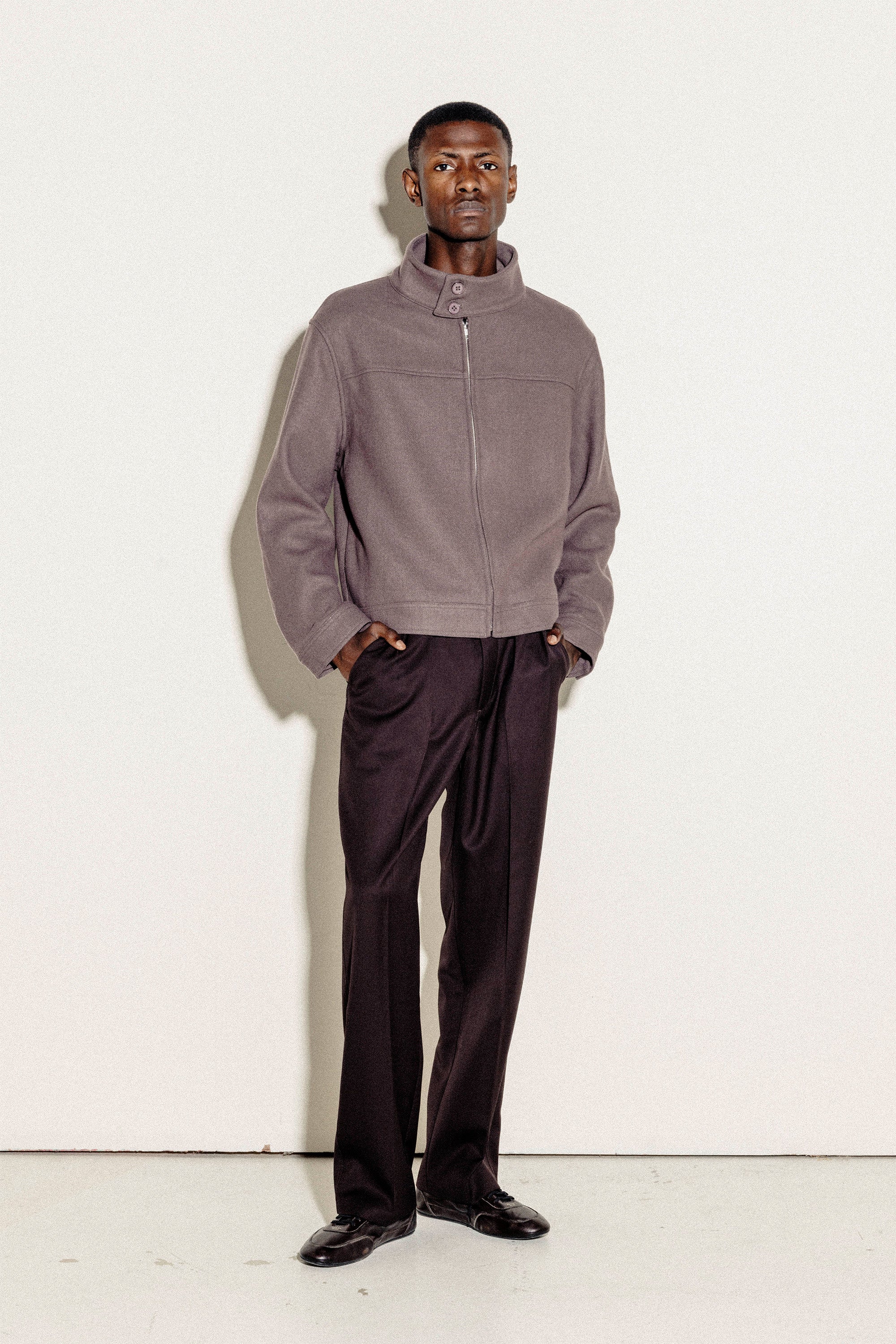 Harrington Jacket Wool | Light Brown – Anovair