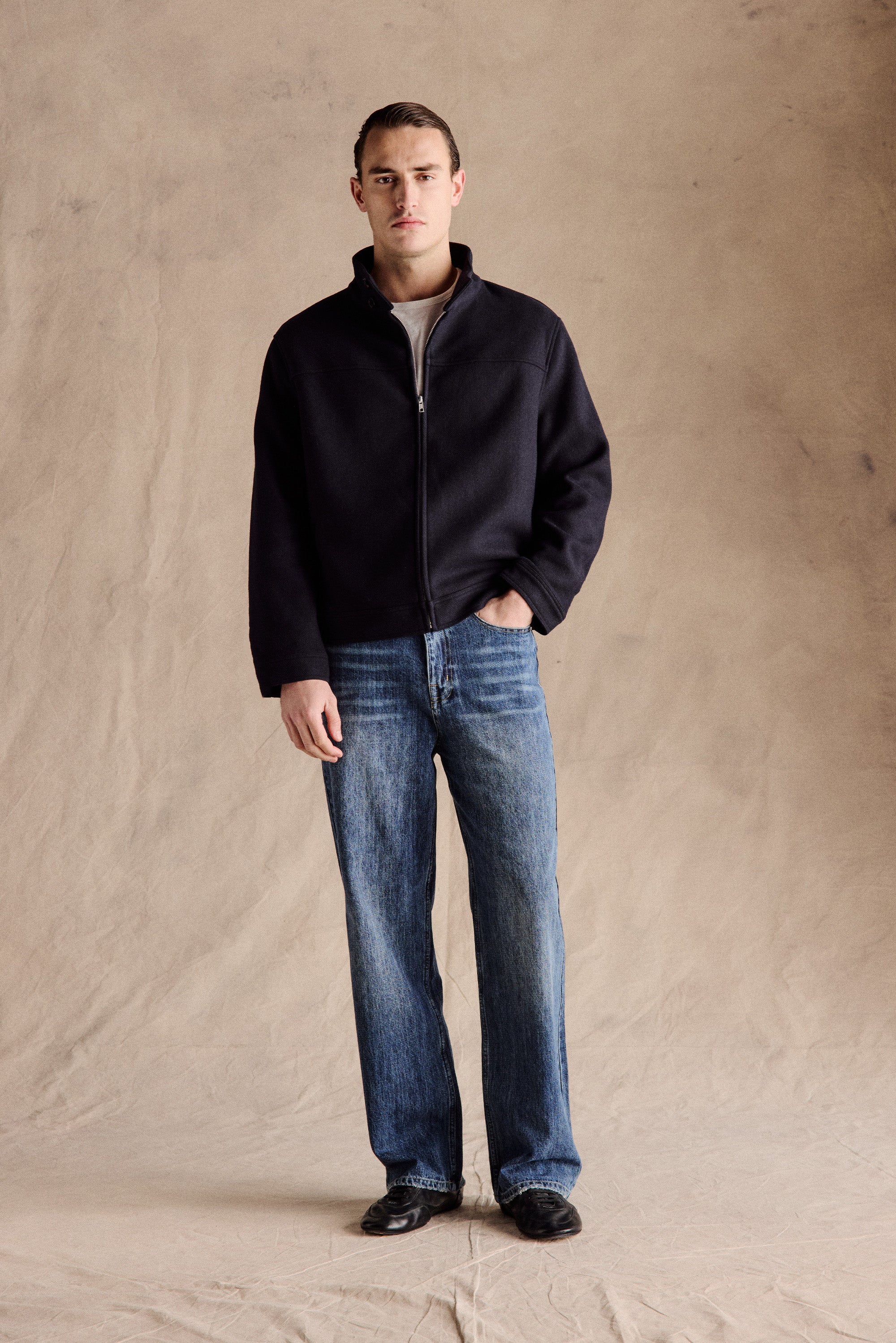 Dean Harrington Jacket | Navy – Anovair