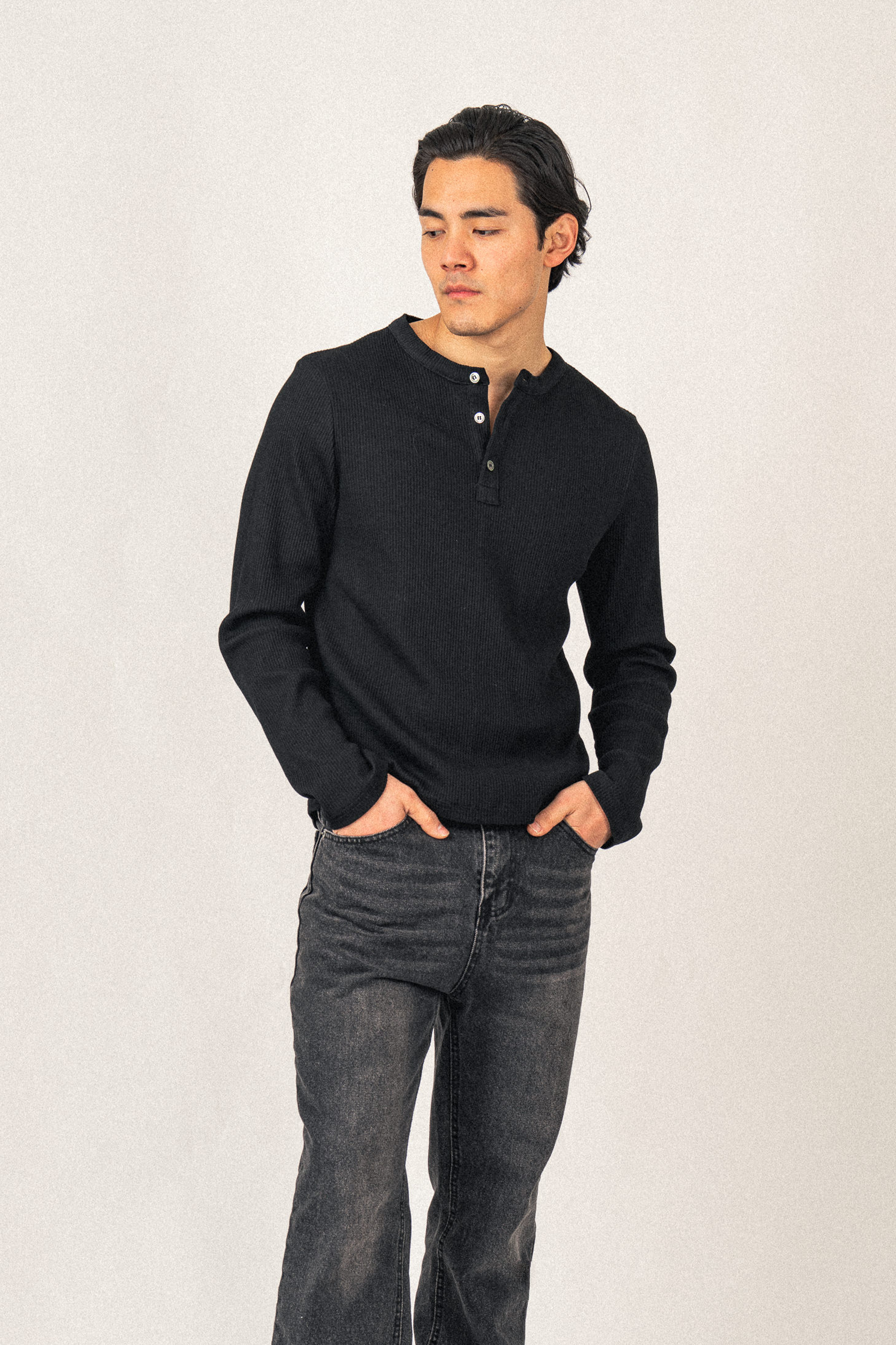 Henley Shirt | Black