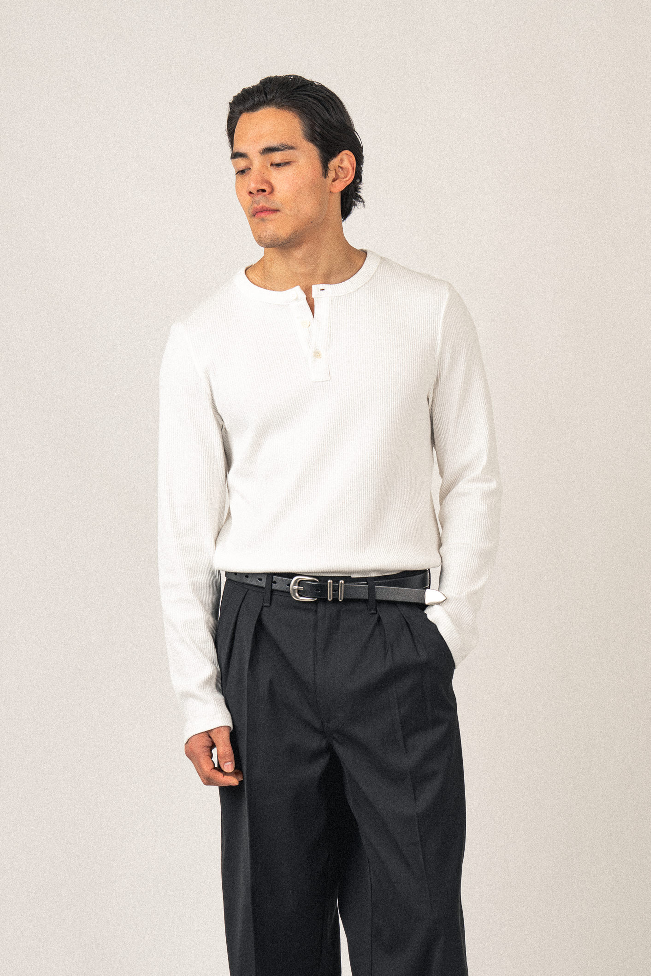 Henley Shirt | White