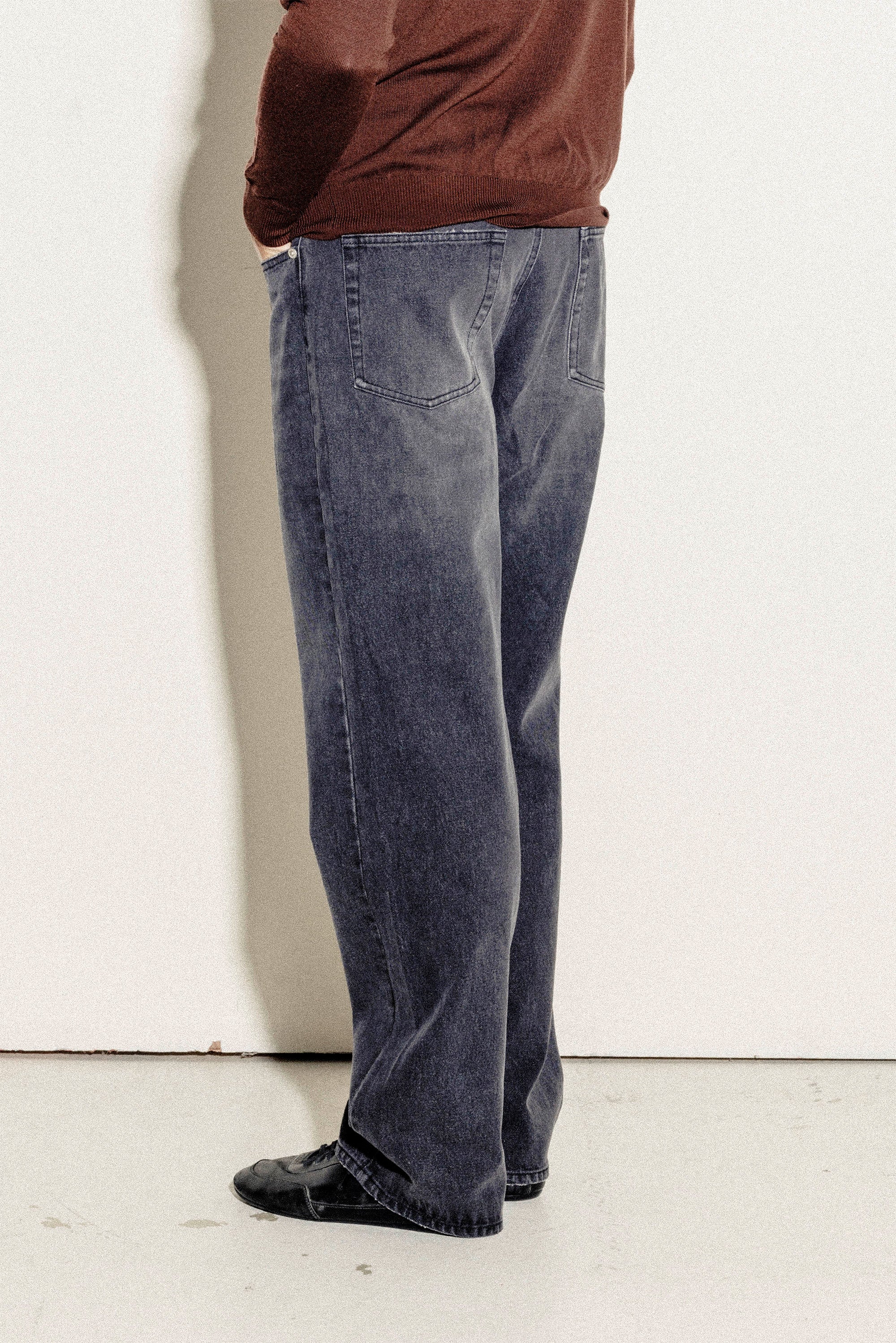 【専用】Na.e ナエ Wide Loose Jeans Charcoal 新品 Na.e Wide Loose Jeans Charcoal M 通常丈 - メルカリ